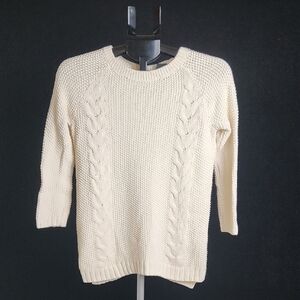 Cynthia Rowley - Women's Cream Knit Sweater- Size M